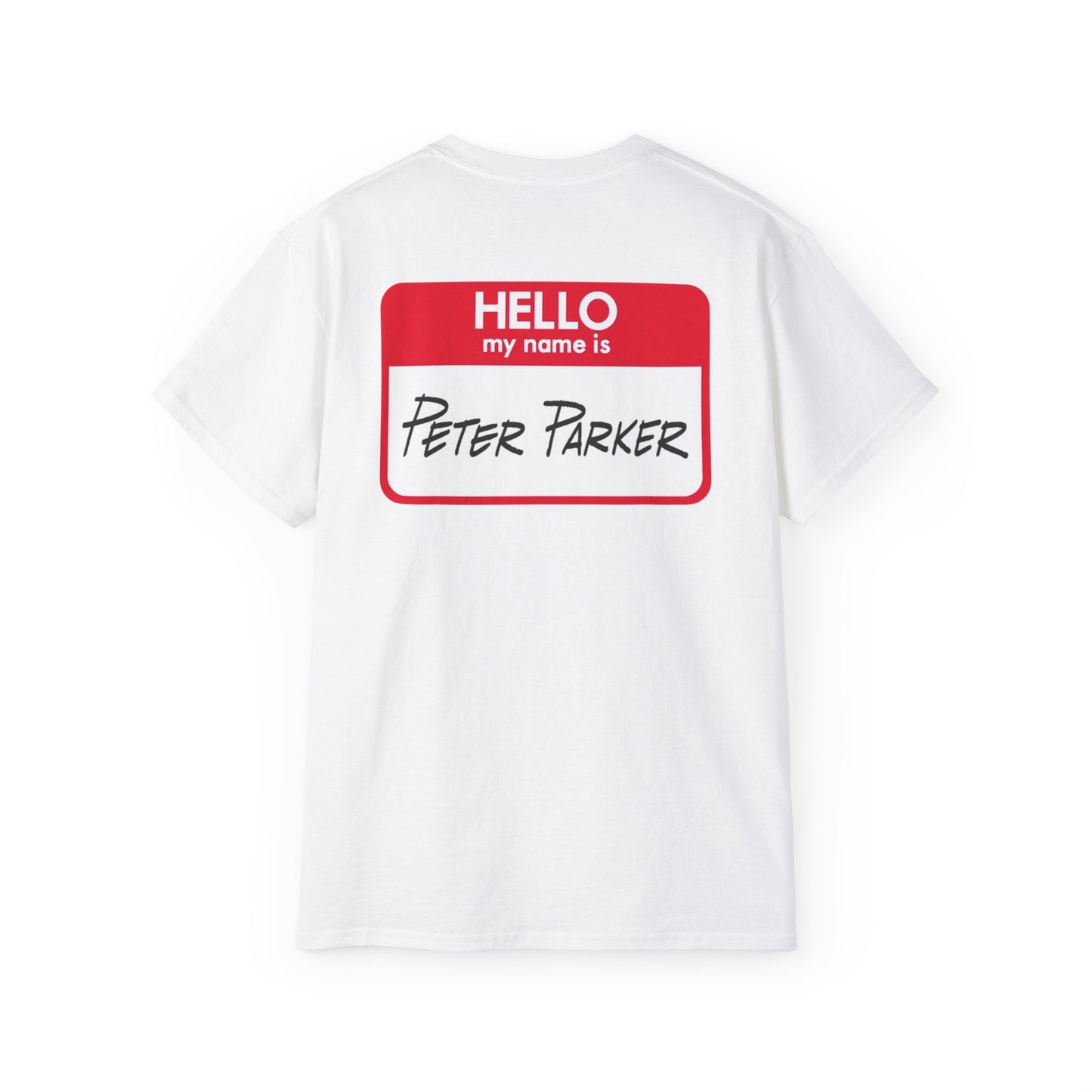 Funny Name tag *Spiderman graphic T-shirt