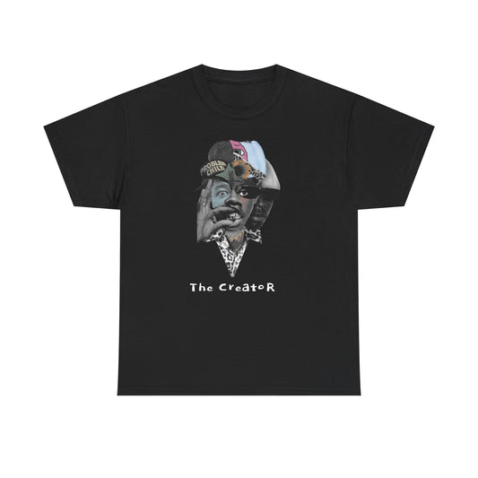 Unisex Heavy Graphic Cotton Tee - Iconic “The Creator”- Graphic Art Tee