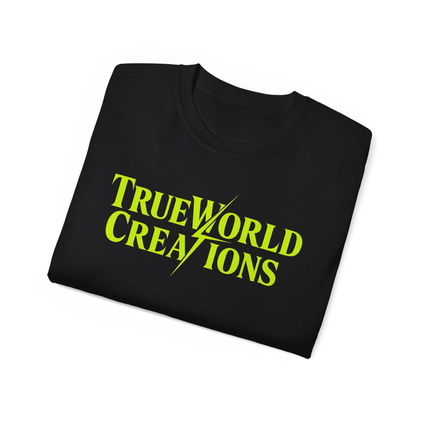 Unisex Ultra Cotton Tee - True World Creations, Casual Tee, Gift for Creatives, Everyday Wear, Comfortable Stylish Top, Unique Graphic Shirt