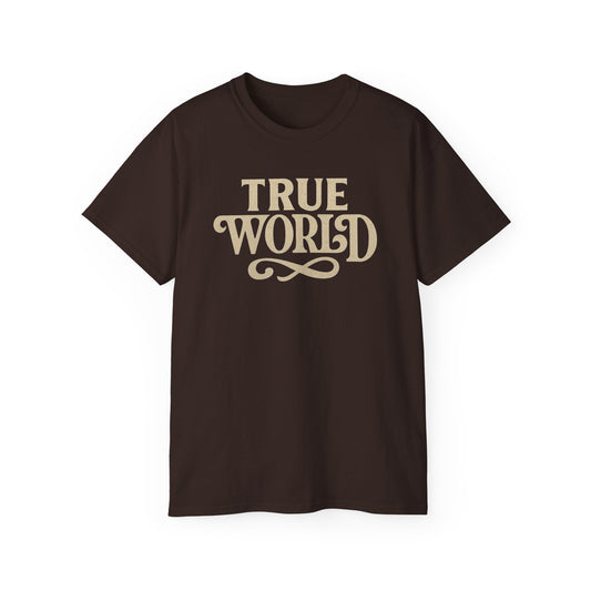 True World Creations graphic T-shirt design