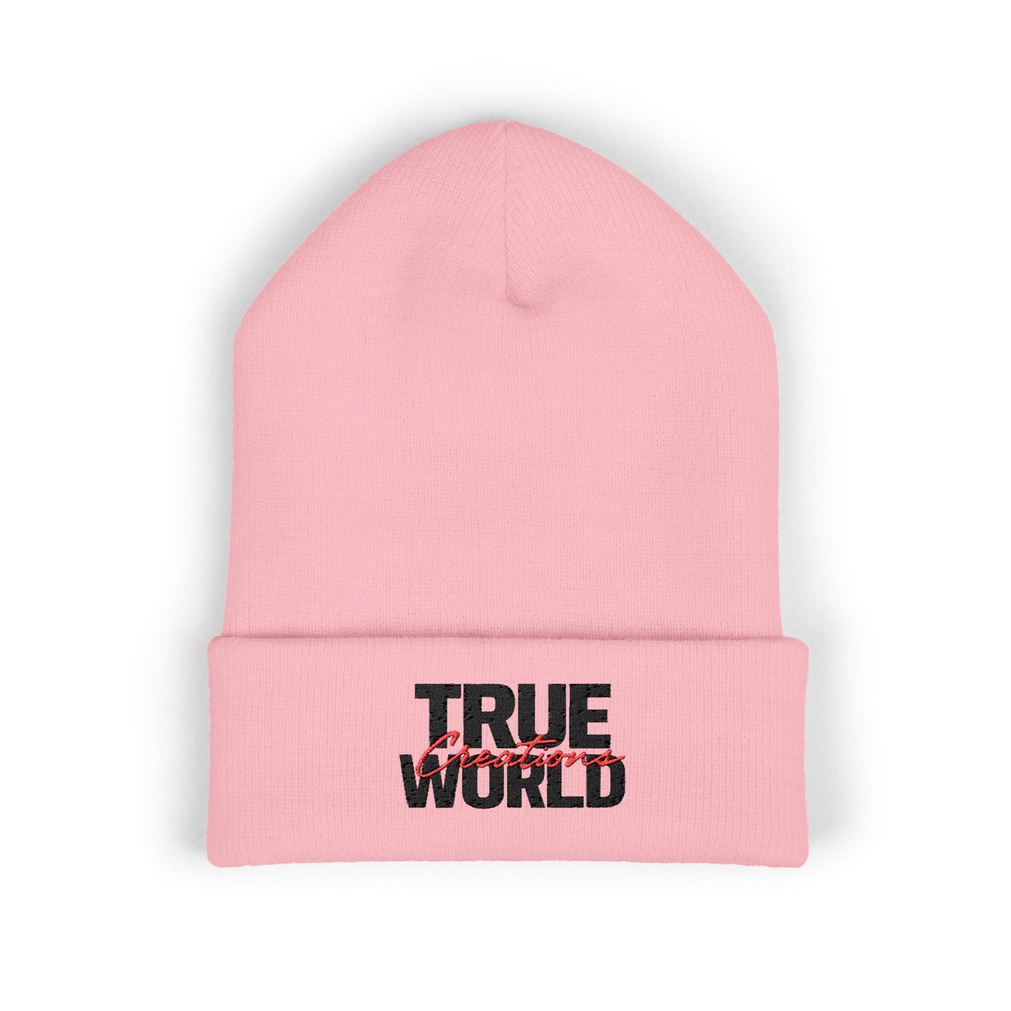Embroidered Classic Cuffed Beanie - True World Creations