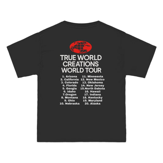 T-Shirt | True World Creations World Tour Tee, Custom Graphic