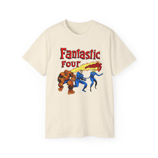 Fantastic Four Retro graphic T-shirt design