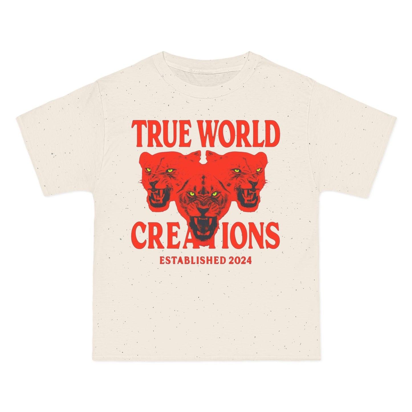 TWC red stripes heavy crewneck Graphic T-shirt