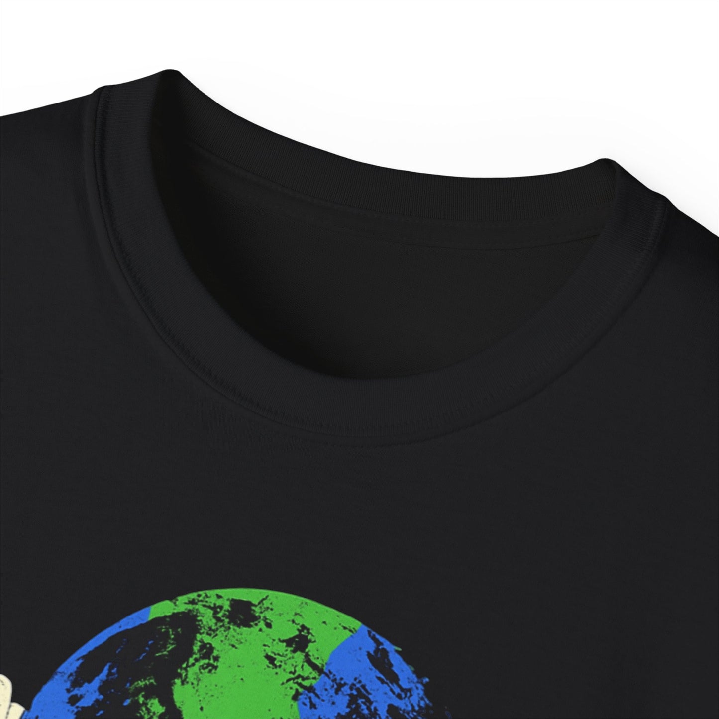 True World Creations earth is in your hands graphic T-shirt