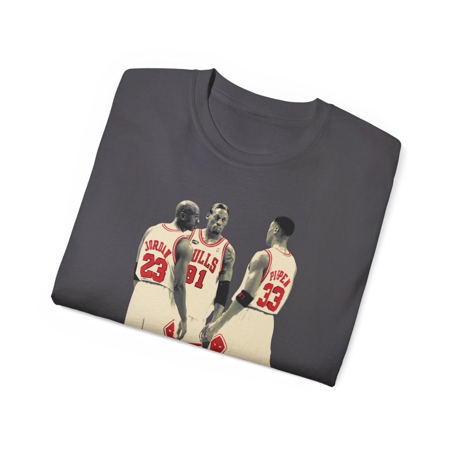 Vintage Basketball Legends trio Tee - Retro Chicago Players Graphic