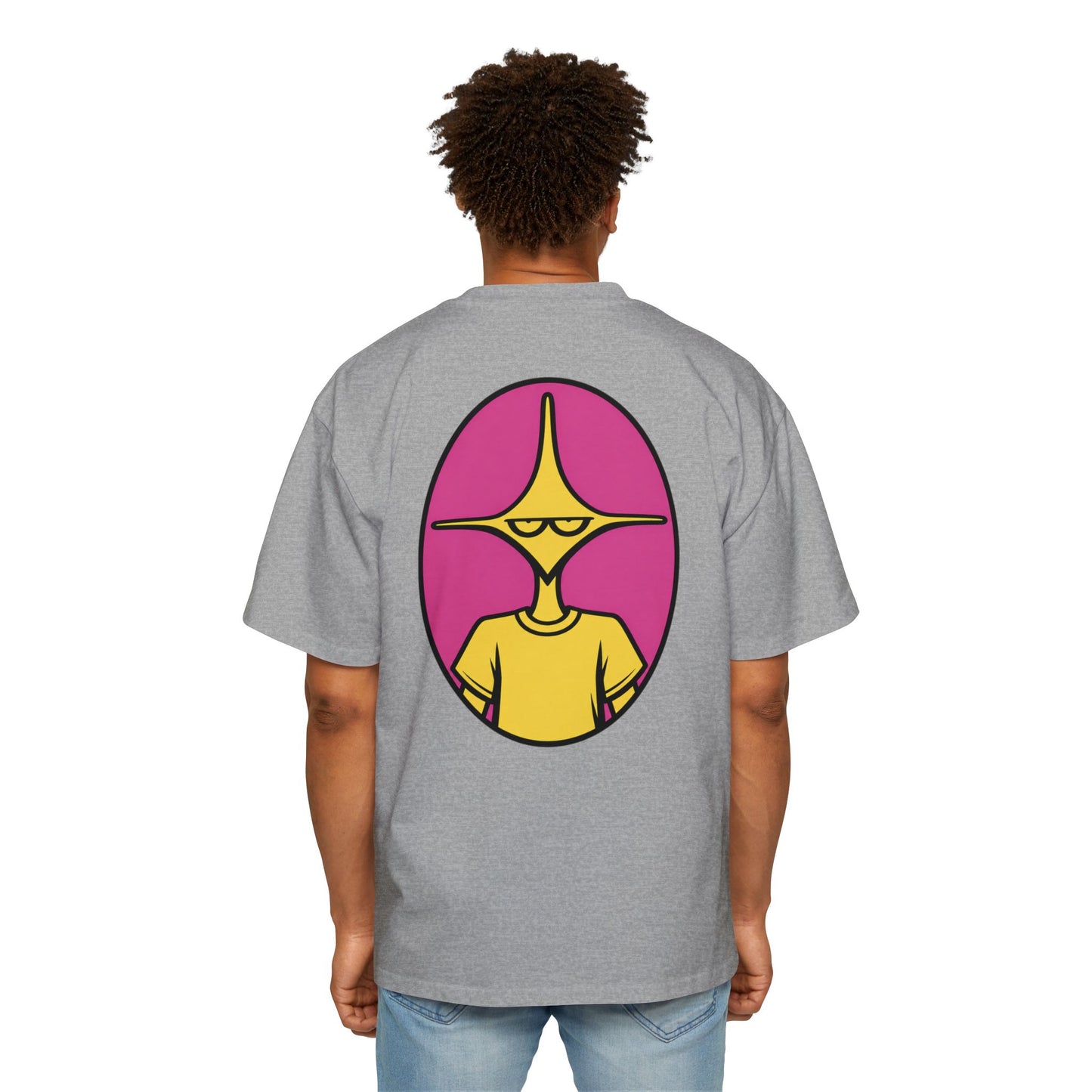 True World Creations Logo & Retro Alien Back Print