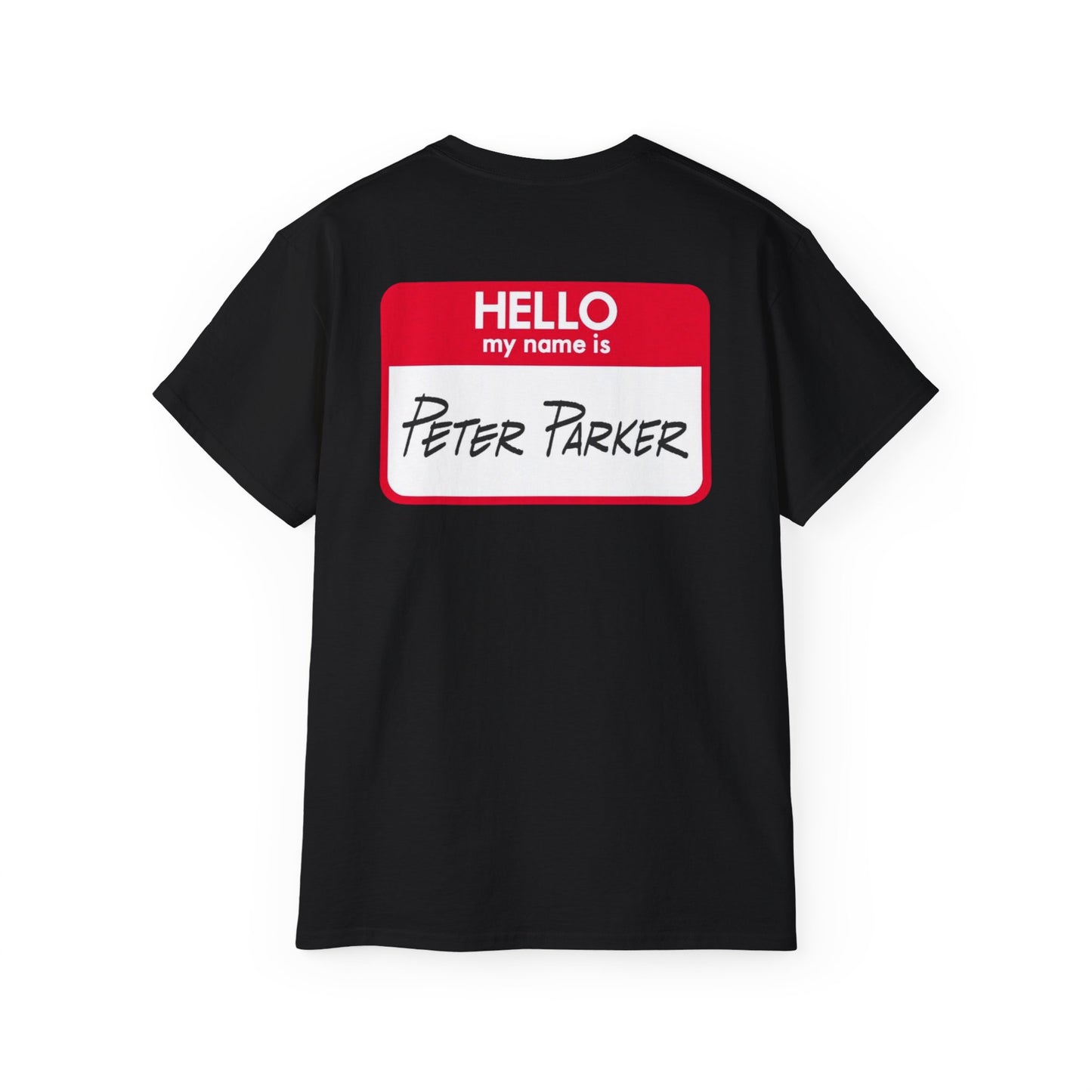 Funny Name tag *Spiderman graphic T-shirt