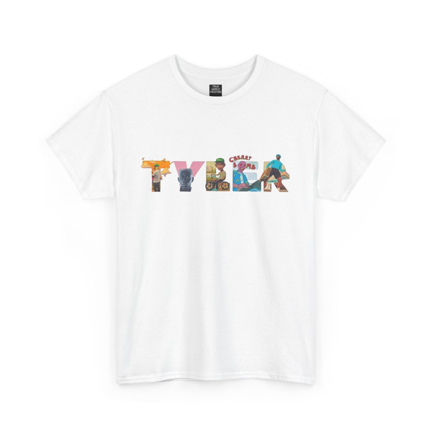 Graphic Tee - Tyler Name Plate - Unisex Heavy Cotton Tee for Tyler Fans and Similar Artists