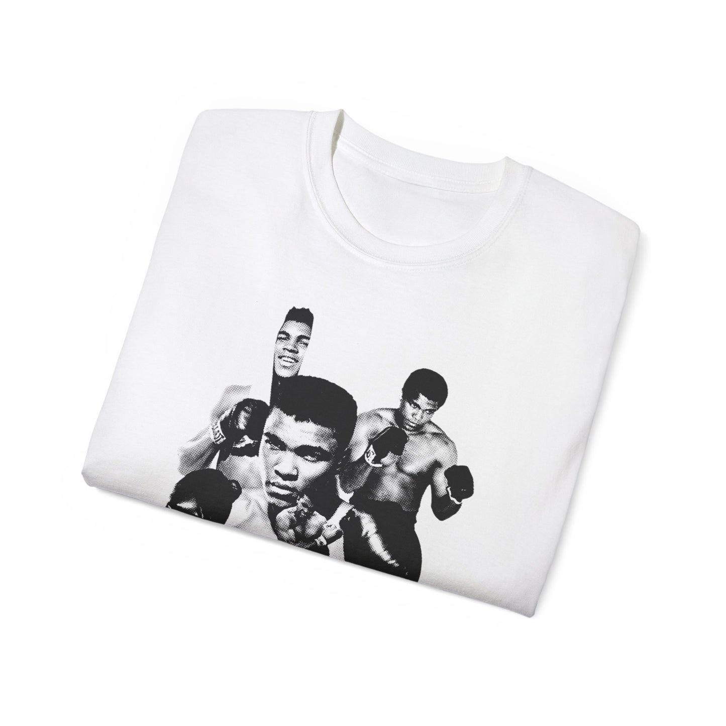 Muhammad Ali Collage Tee — Vintage Boxing Icon Graphic T-Shirt