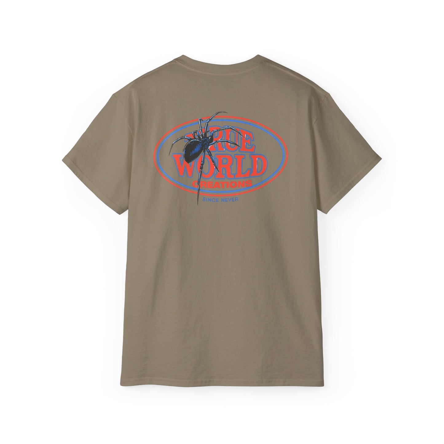 TrueWorldCreations spider graphic T-shirt