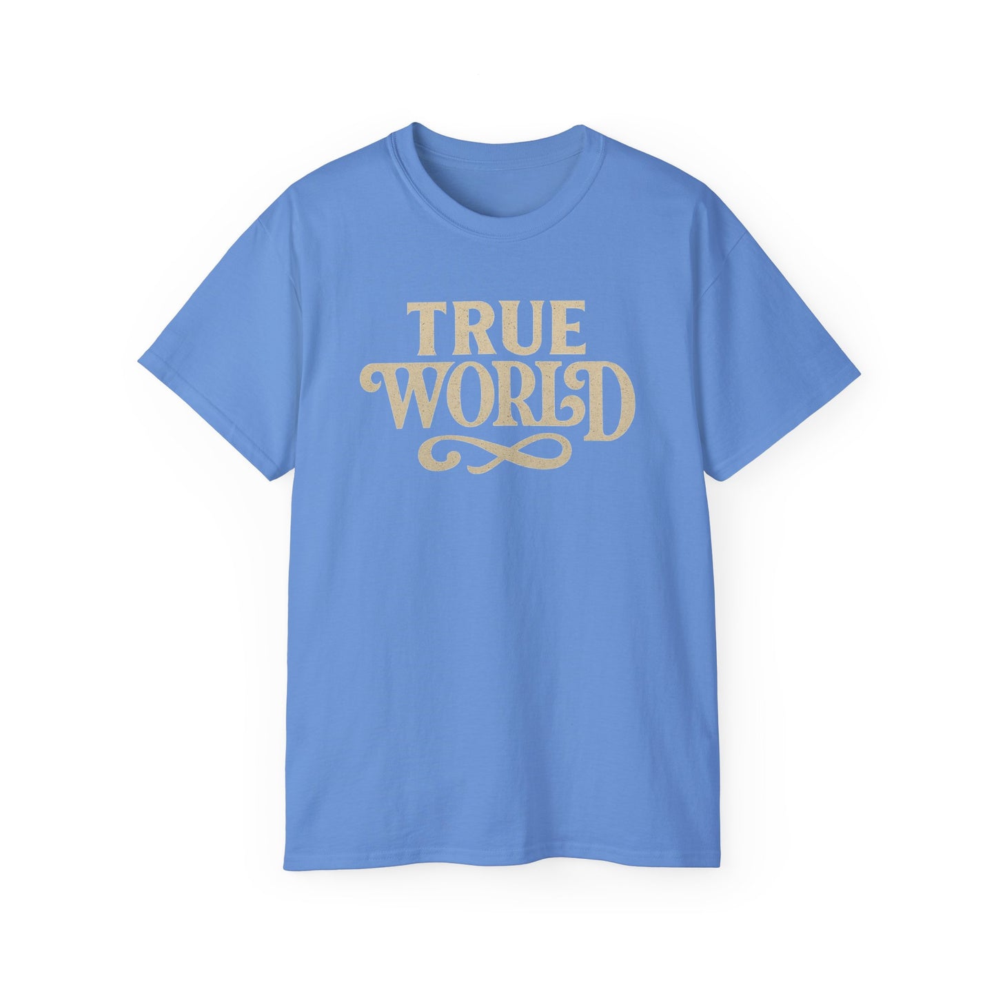 True World Creations graphic T-shirt design