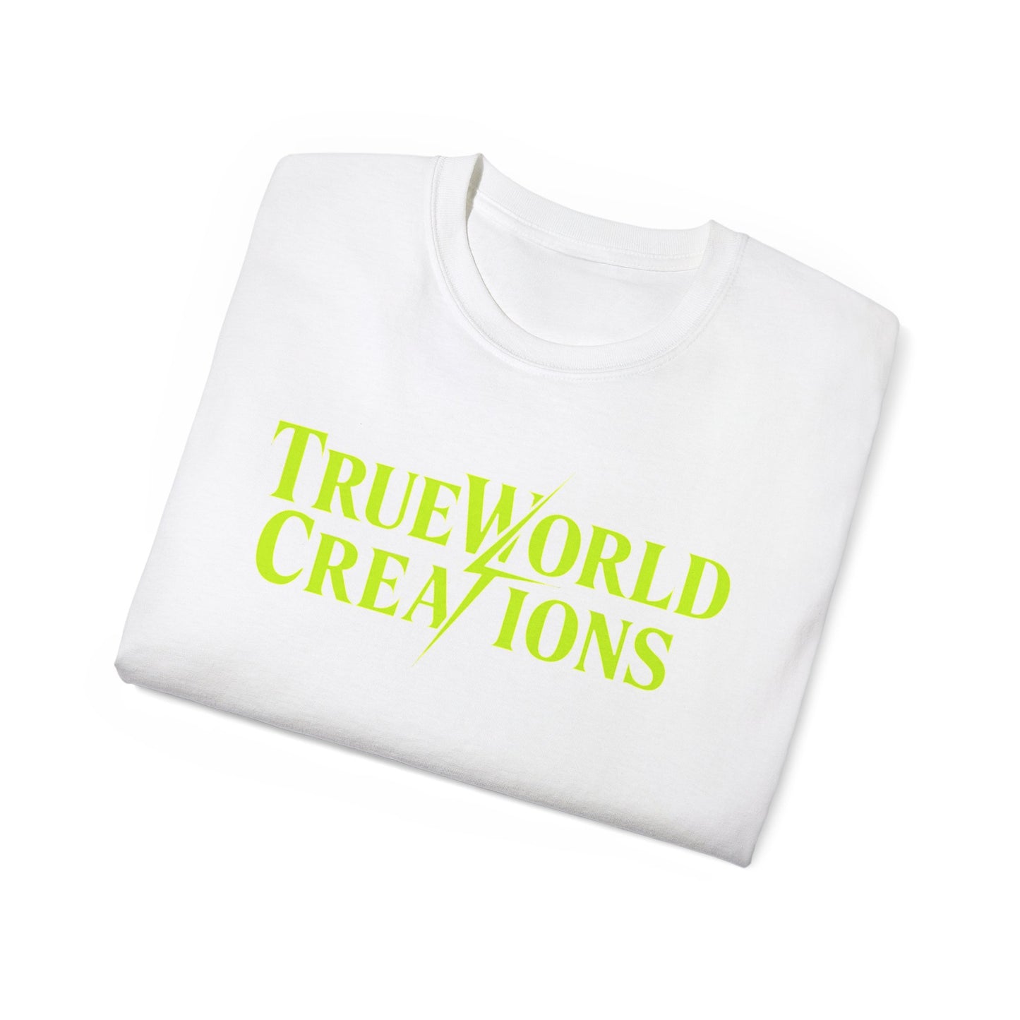 Unisex Ultra Cotton Tee - True World Creations, Casual Tee, Gift for Creatives, Everyday Wear, Comfortable Stylish Top, Unique Graphic Shirt