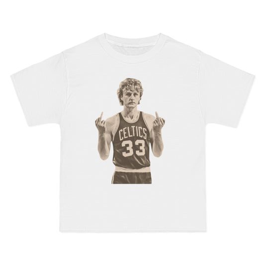 Vintage Larry bird Basketball Photo graphic T-Shirt - Retro Celtics Player Graphic
