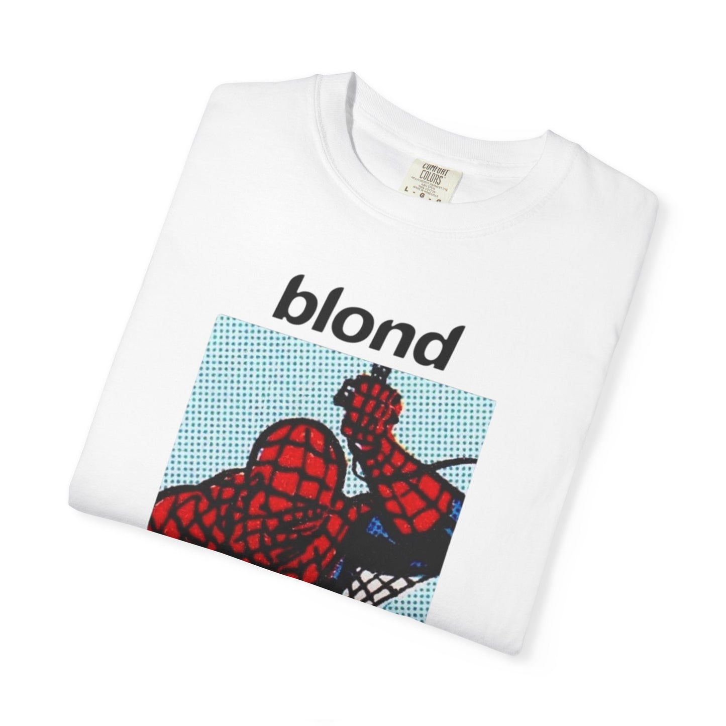 Spider-Man/Frank Ocean blond graphic T-shirt