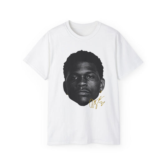Portrait Tee — Anthony Edwards  Graphic with Gold Signature