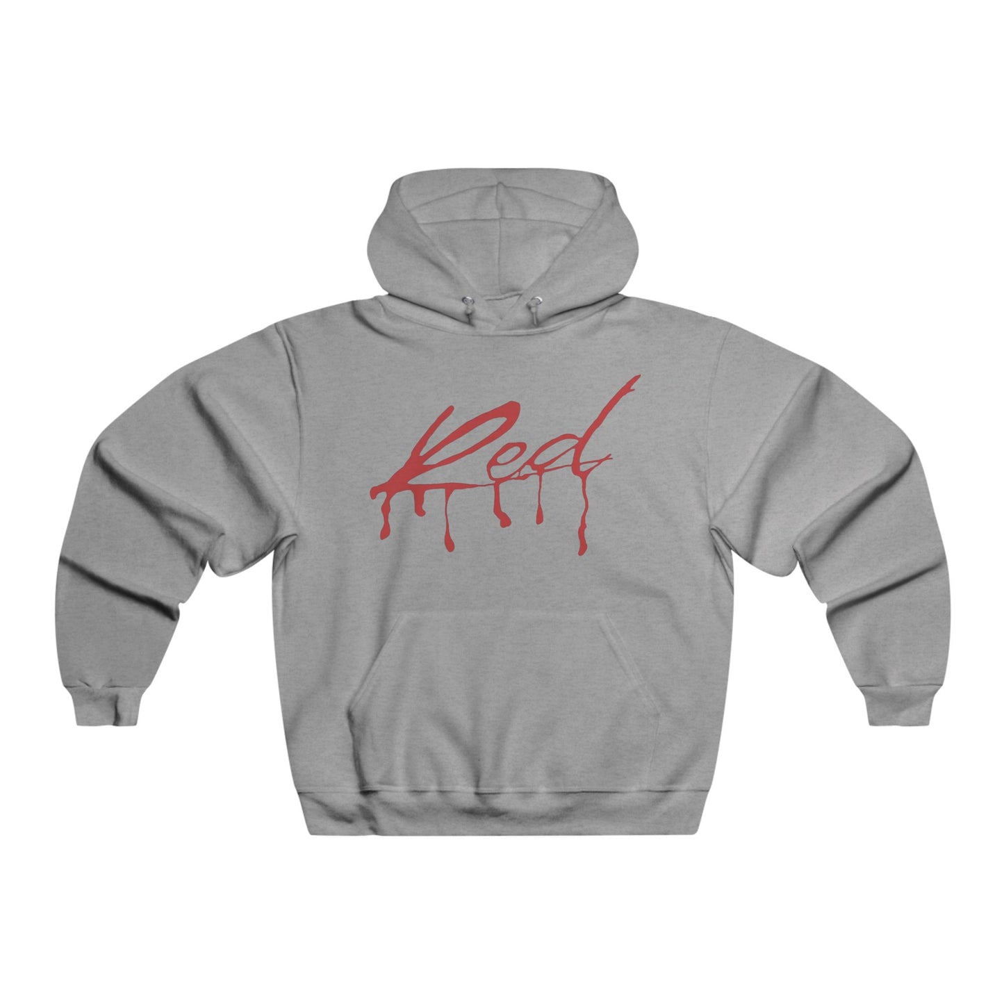 Red Drip Carti Hoodie — Graphic Streetwear Pullover with 'Red' Dripping Script