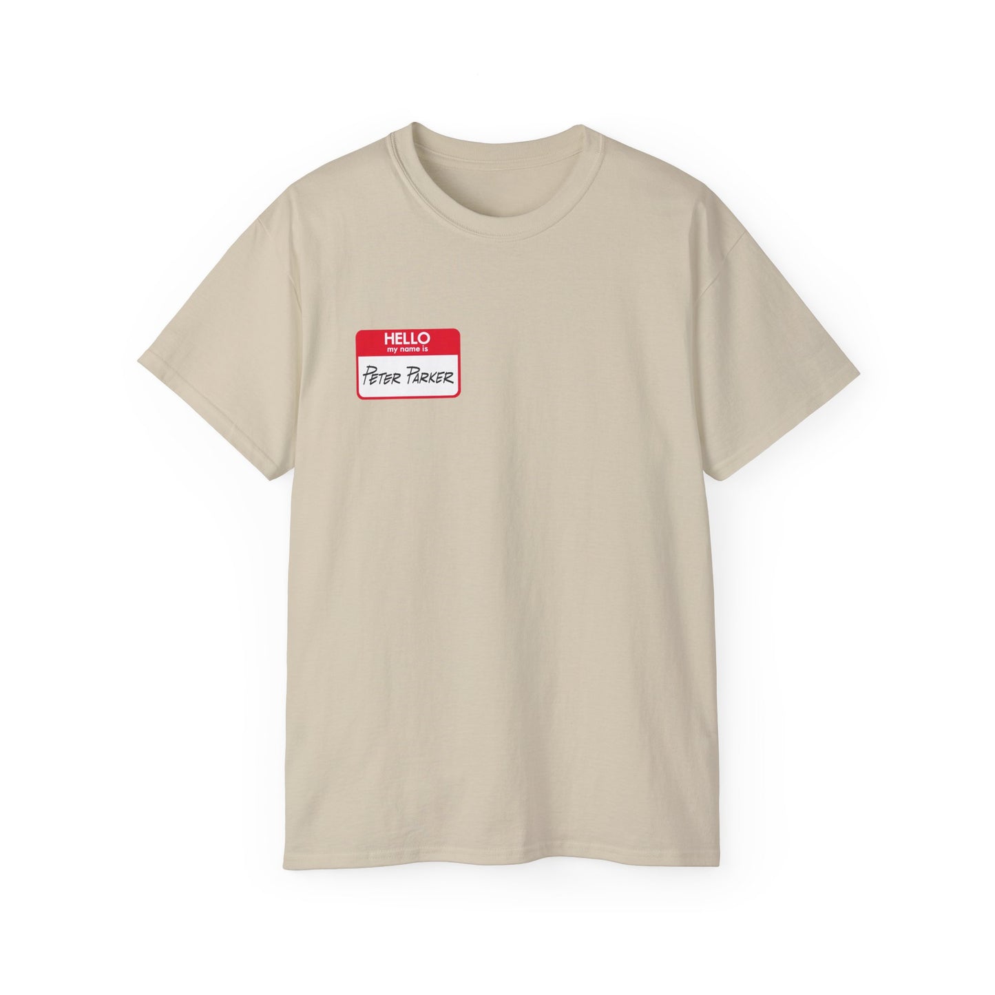 Funny Name tag *Spiderman graphic T-shirt