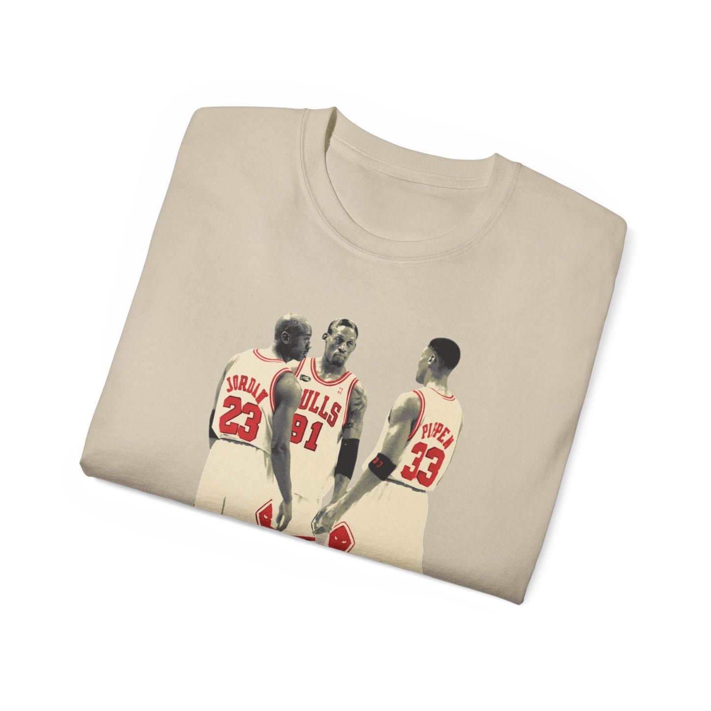 Vintage Basketball Legends trio Tee - Retro Chicago Players Graphic