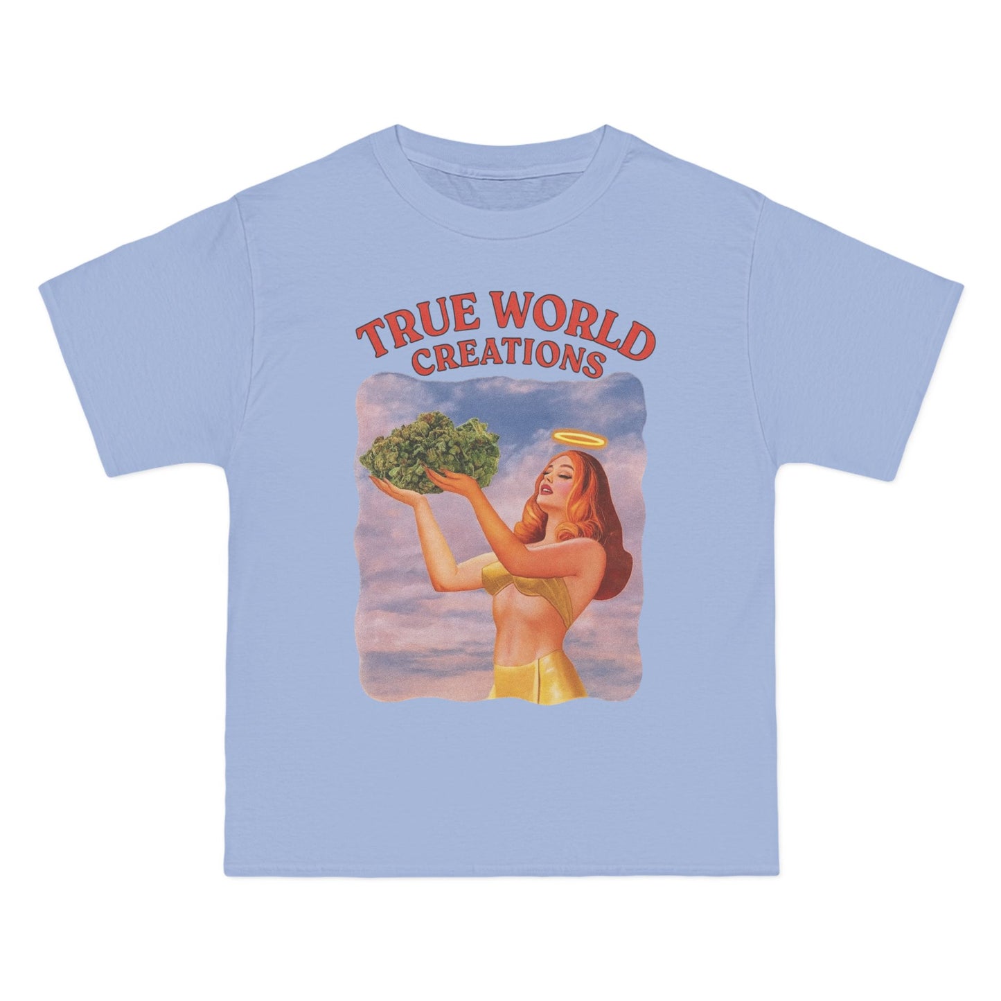TWC Vintage-Inspired Graphic Tee, Retro Graphic cotton crewneck T-shirt
