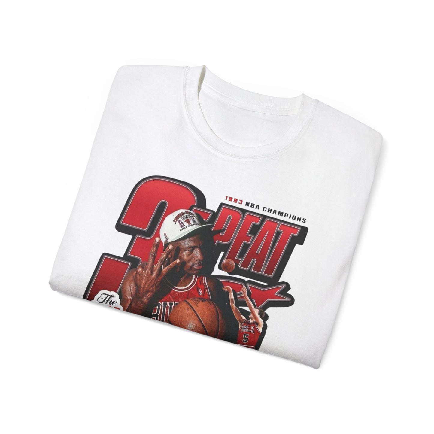 Retro Basketball 3-Peat Tee, Vintage graphic T-shirt