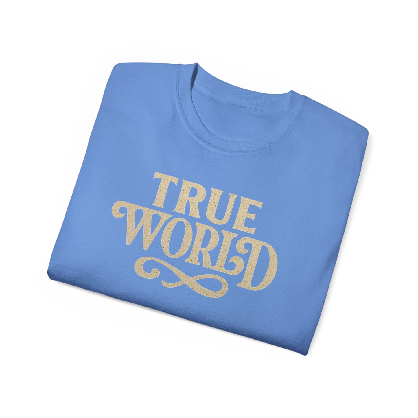 True World Creations graphic T-shirt design