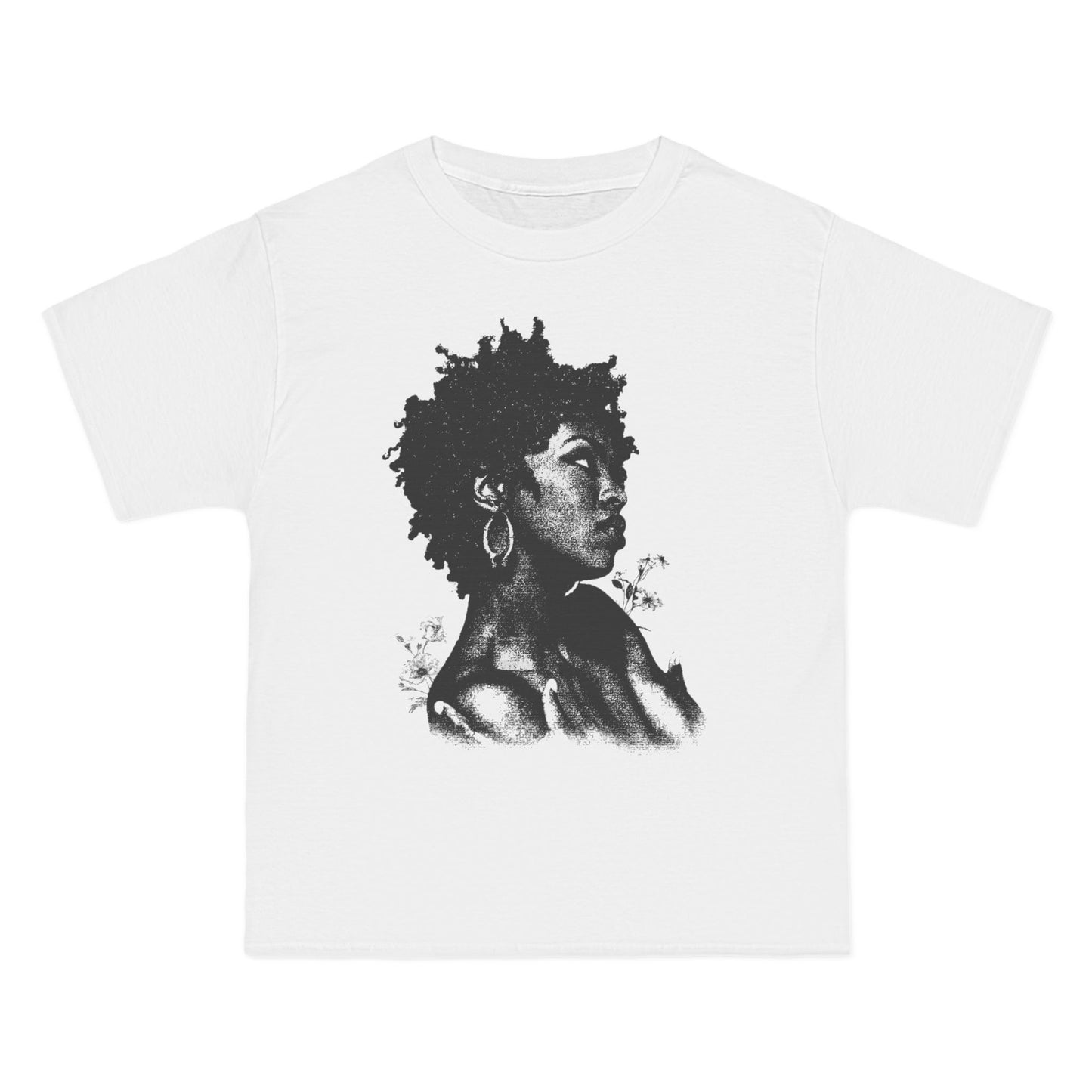 Portrait Art T-Shirt —Lauren hill  Black Ink Silhouette Tee