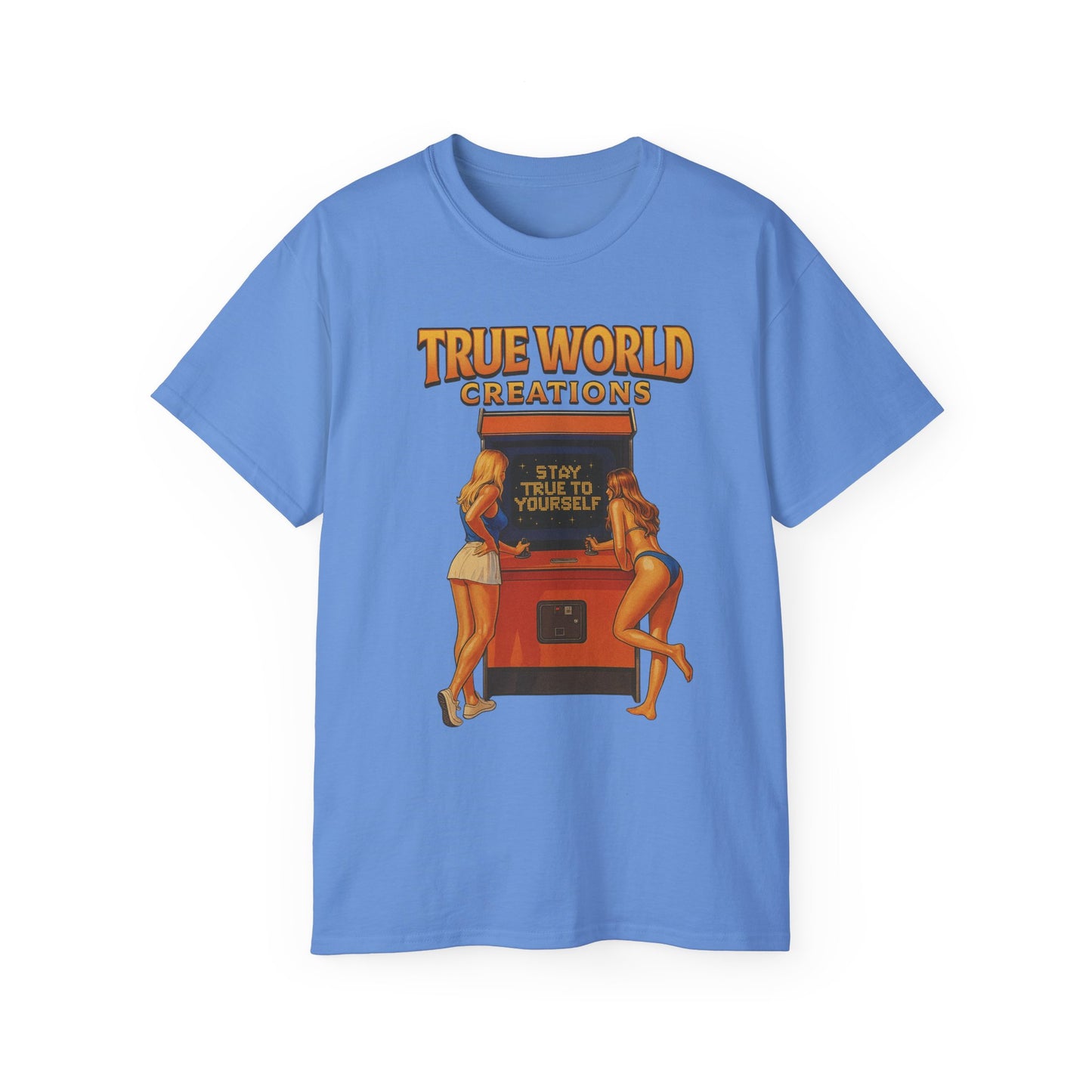 TrueWorldCreations- 'Stay True to Yourself' Vintage Style Graphic T-shirt