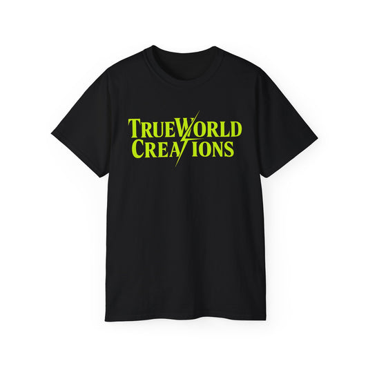 Unisex Ultra Cotton Tee - True World Creations, Casual Tee, Gift for Creatives, Everyday Wear, Comfortable Stylish Top, Unique Graphic Shirt