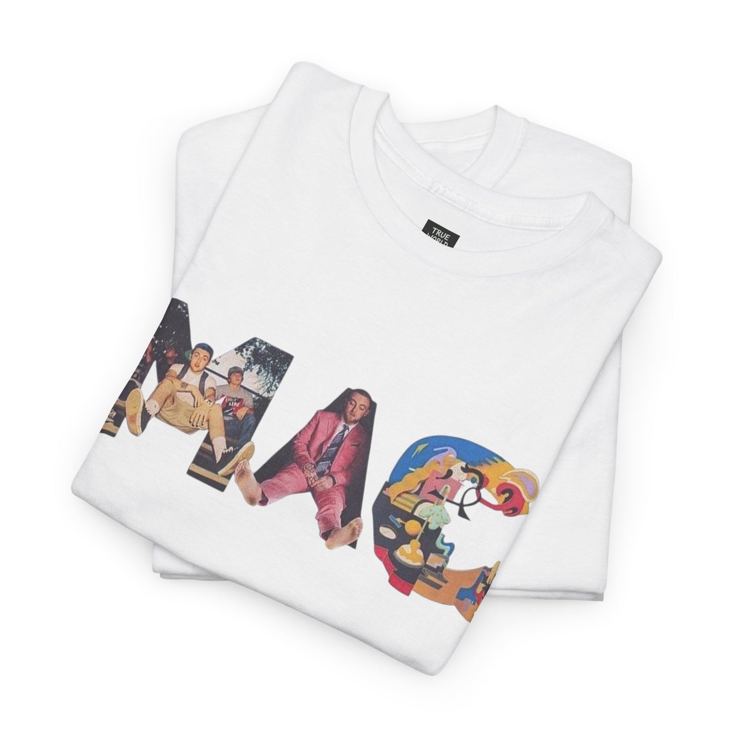 Mac Miller Unisex Heavy Cotton Tee - Fun and Colorful Graphic T-Shirt