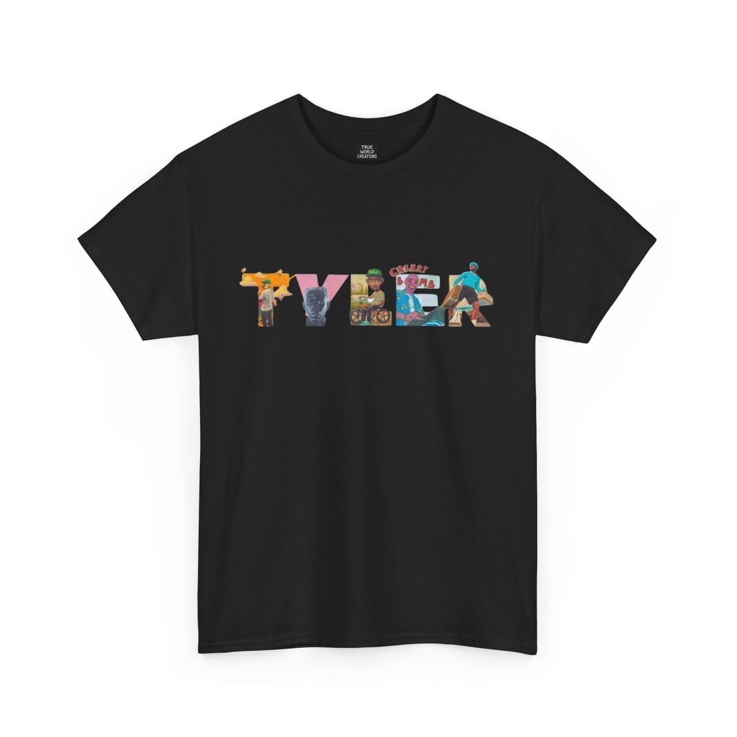 Graphic Tee - Tyler Name Plate - Unisex Heavy Cotton Tee for Tyler Fans and Similar Artists