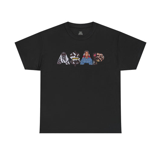 A$AP Unisex Heavy Graphic Cotton Tee - Streetwear Vibe for Casual Style