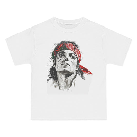 Retro Band Portrait Tee with Red Bandana