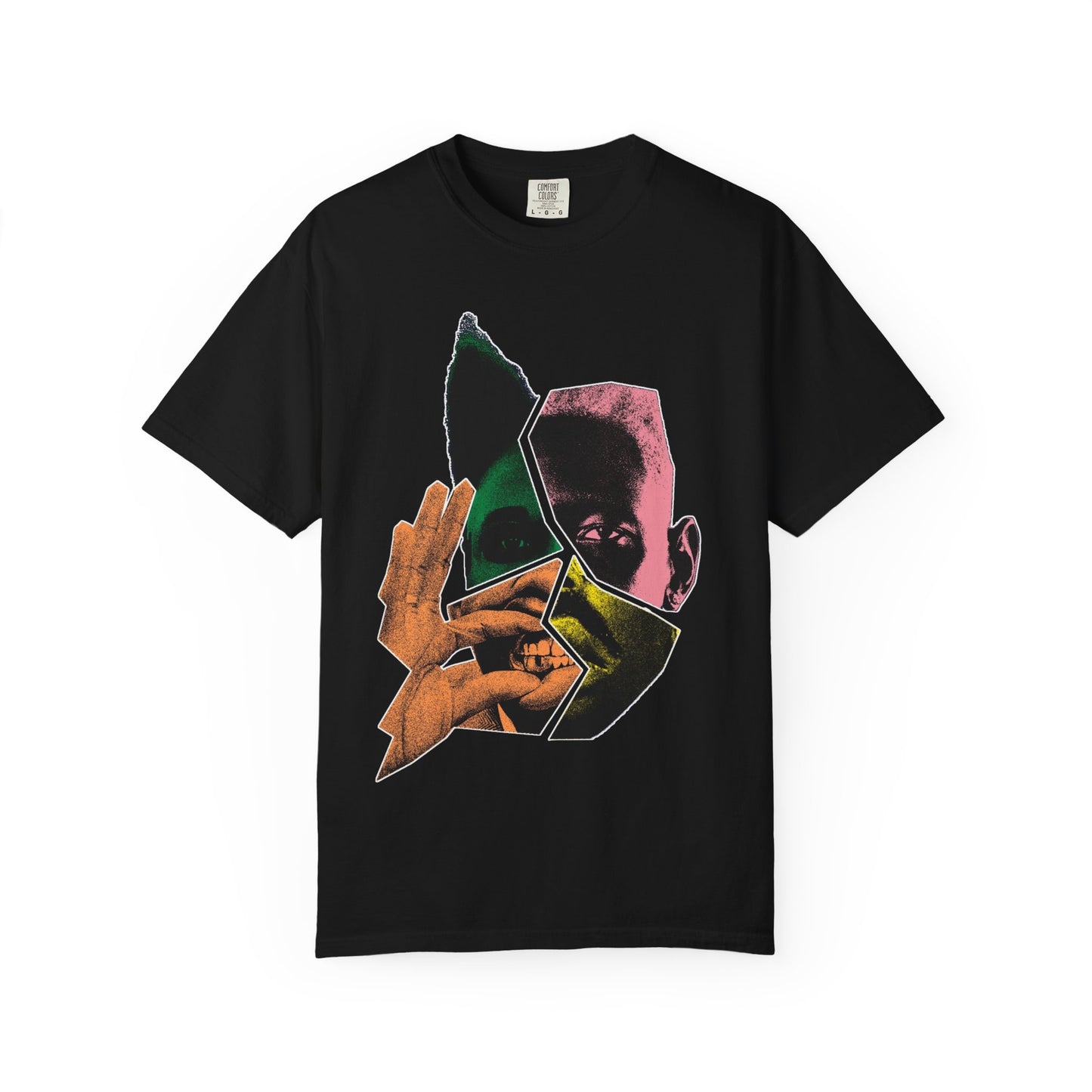 Abstract Tyler Collage Face T-Shirt