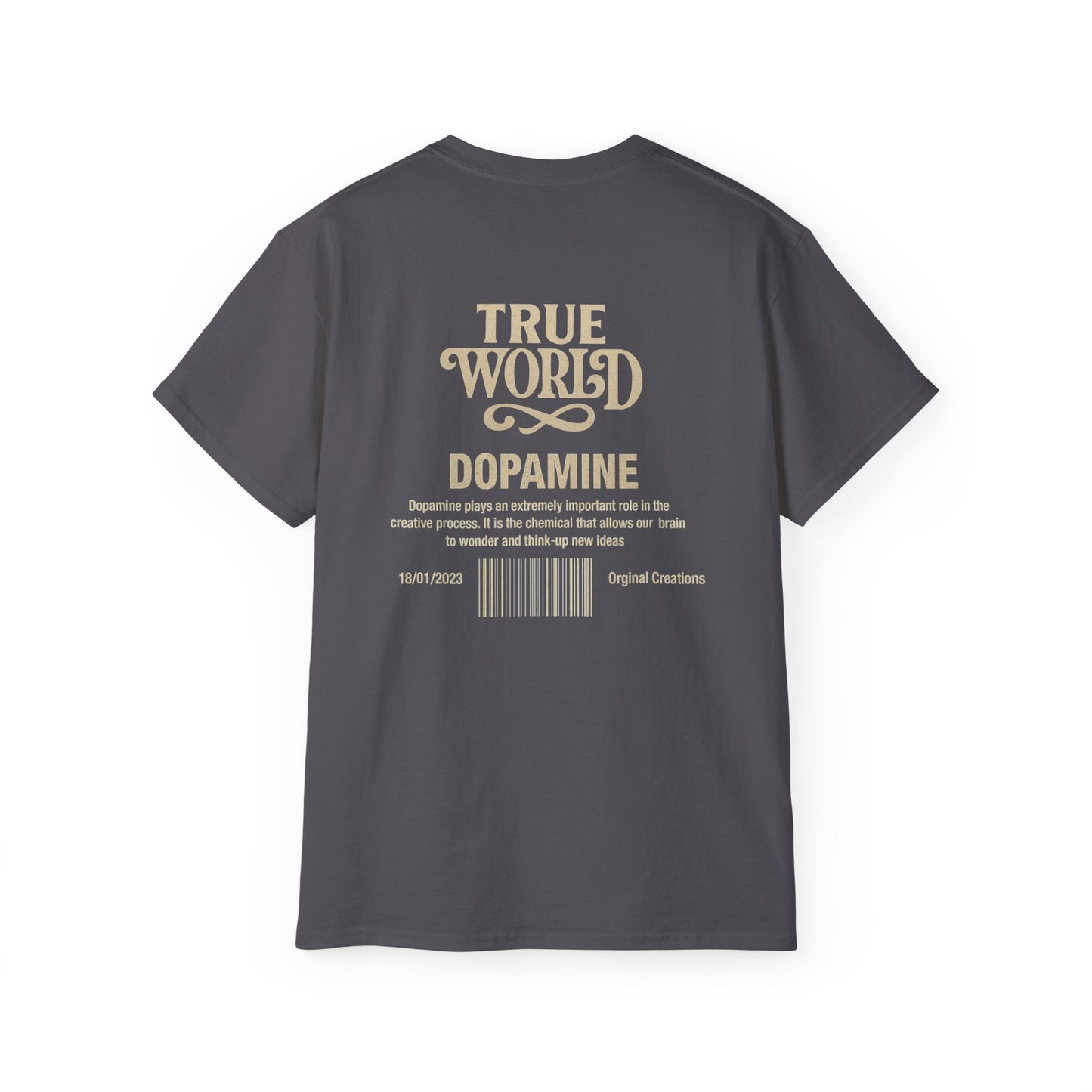 True World Creations graphic T-shirt design