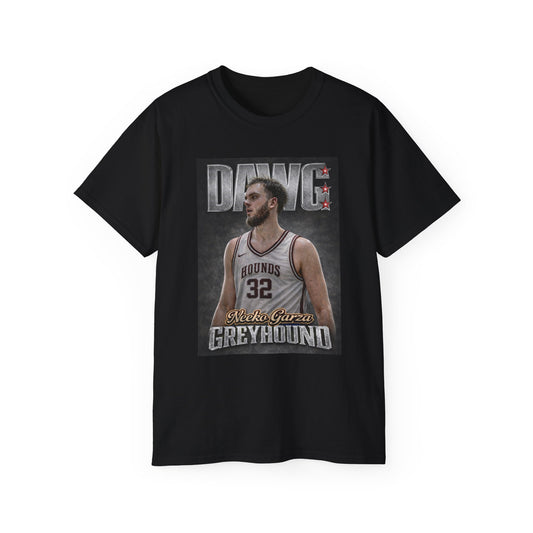 Grandview Greyhounds single Basketball Player Poster Tee — DAWG #32 Neeko Garza