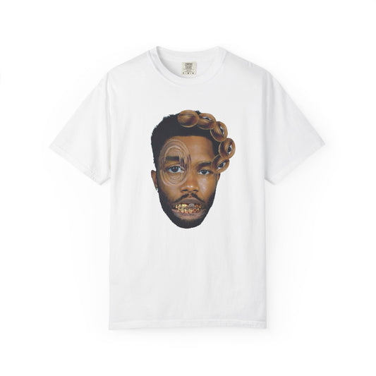 Artistic Unisex Garment-Dyed T-Shirt with Unique Design