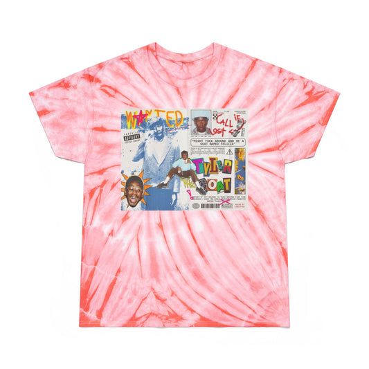 Retro Tie-Dye Tee - Cyclone Style with Graphic Print