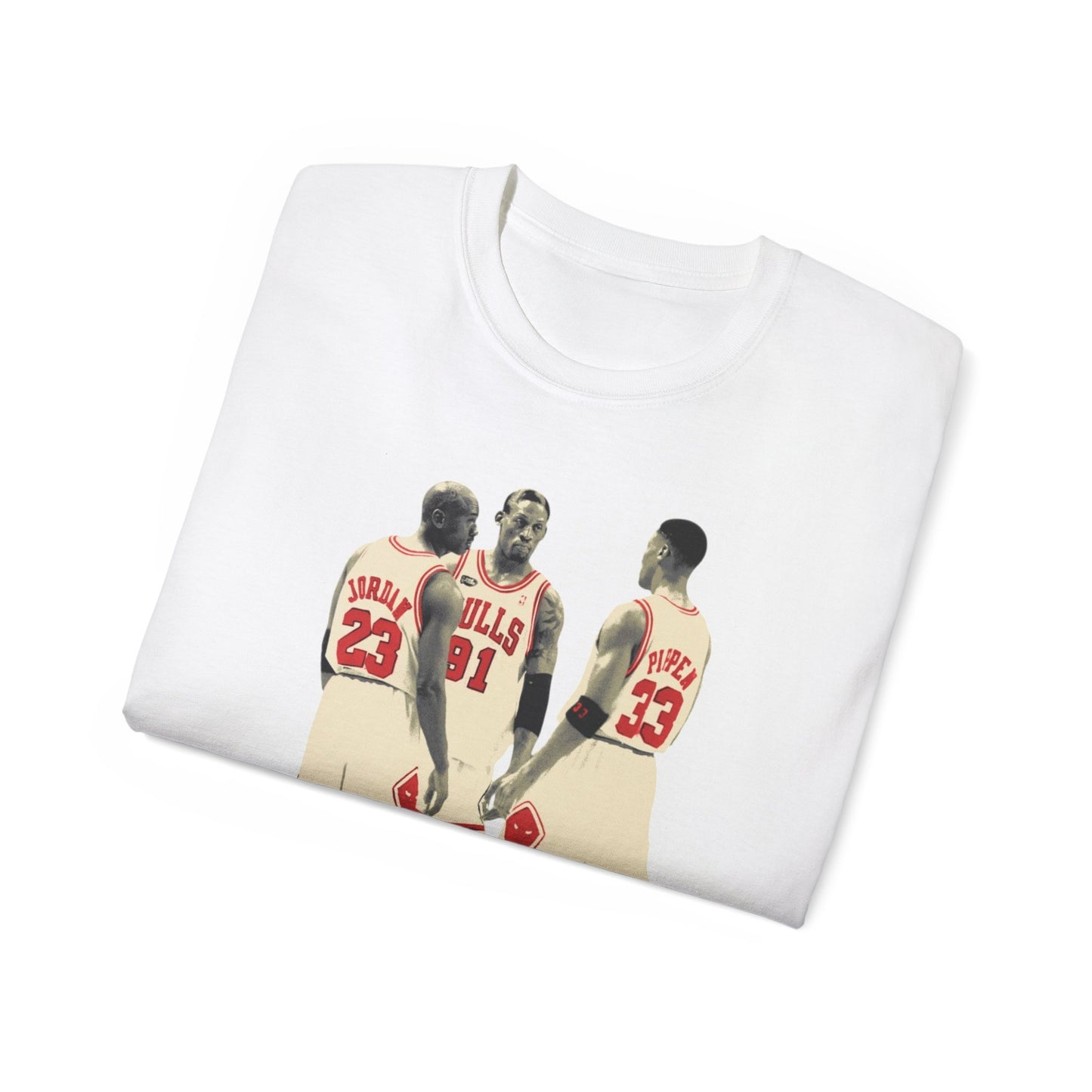 Vintage Basketball Legends trio Tee - Retro Chicago Players Graphic