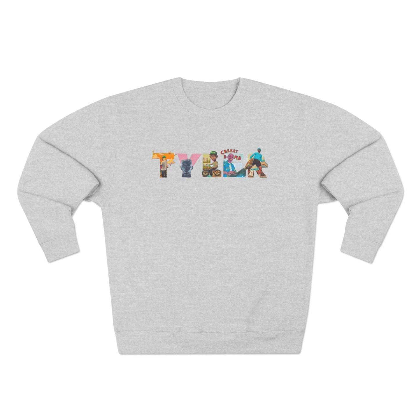 Tyler Crewneck Sweatshirt - Tyler the Creator  Music Album Nameplate Design