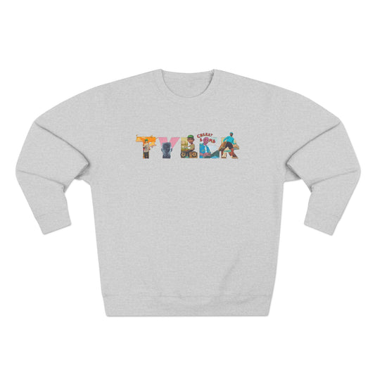 Tyler Crewneck Sweatshirt - Tyler the Creator  Music Album Nameplate Design