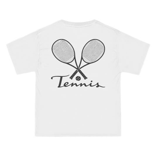'Grandview Tennis' Graphic Tee with Racket Design