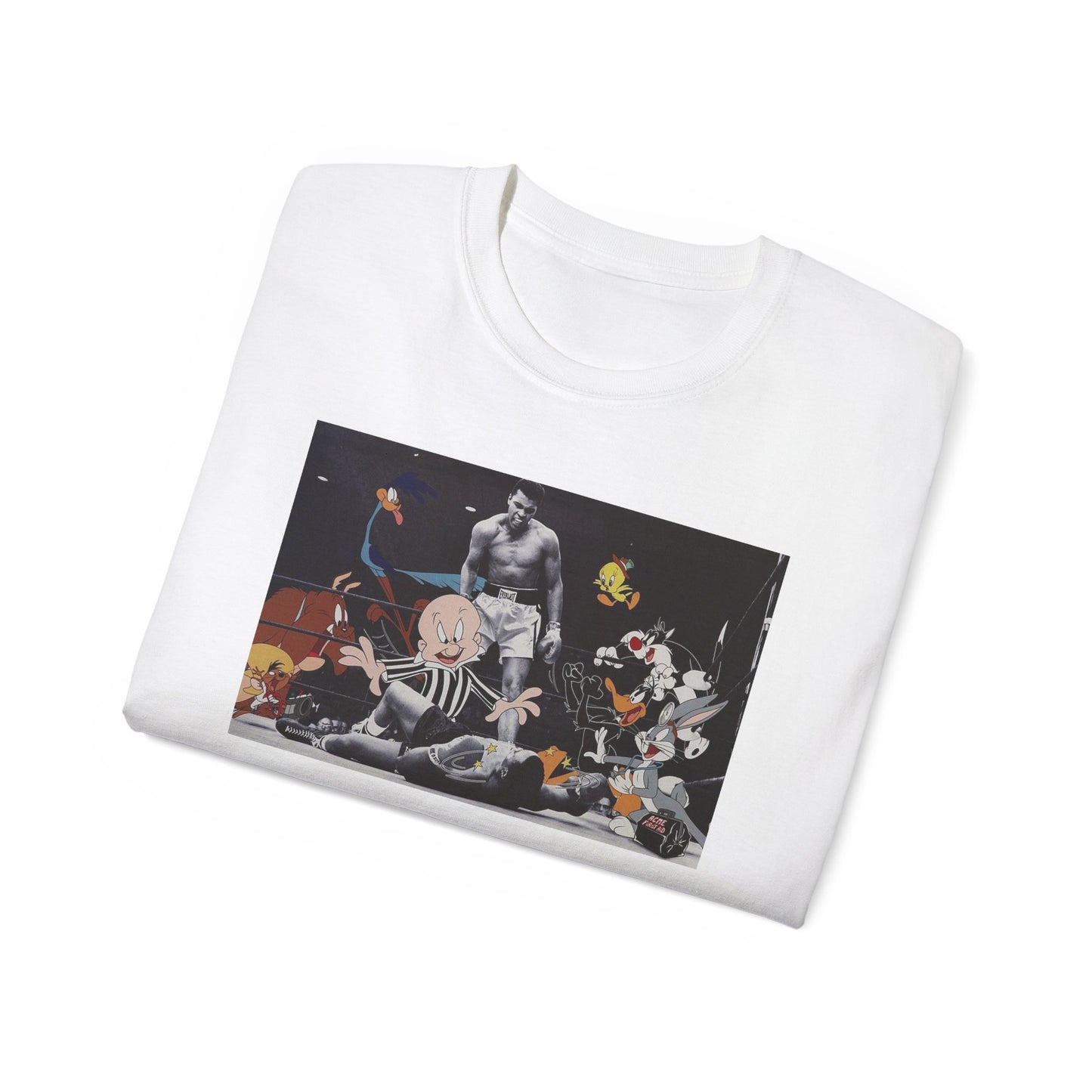 Retro Cartoon-Ali Inspired Unisex Ultra Cotton Tee