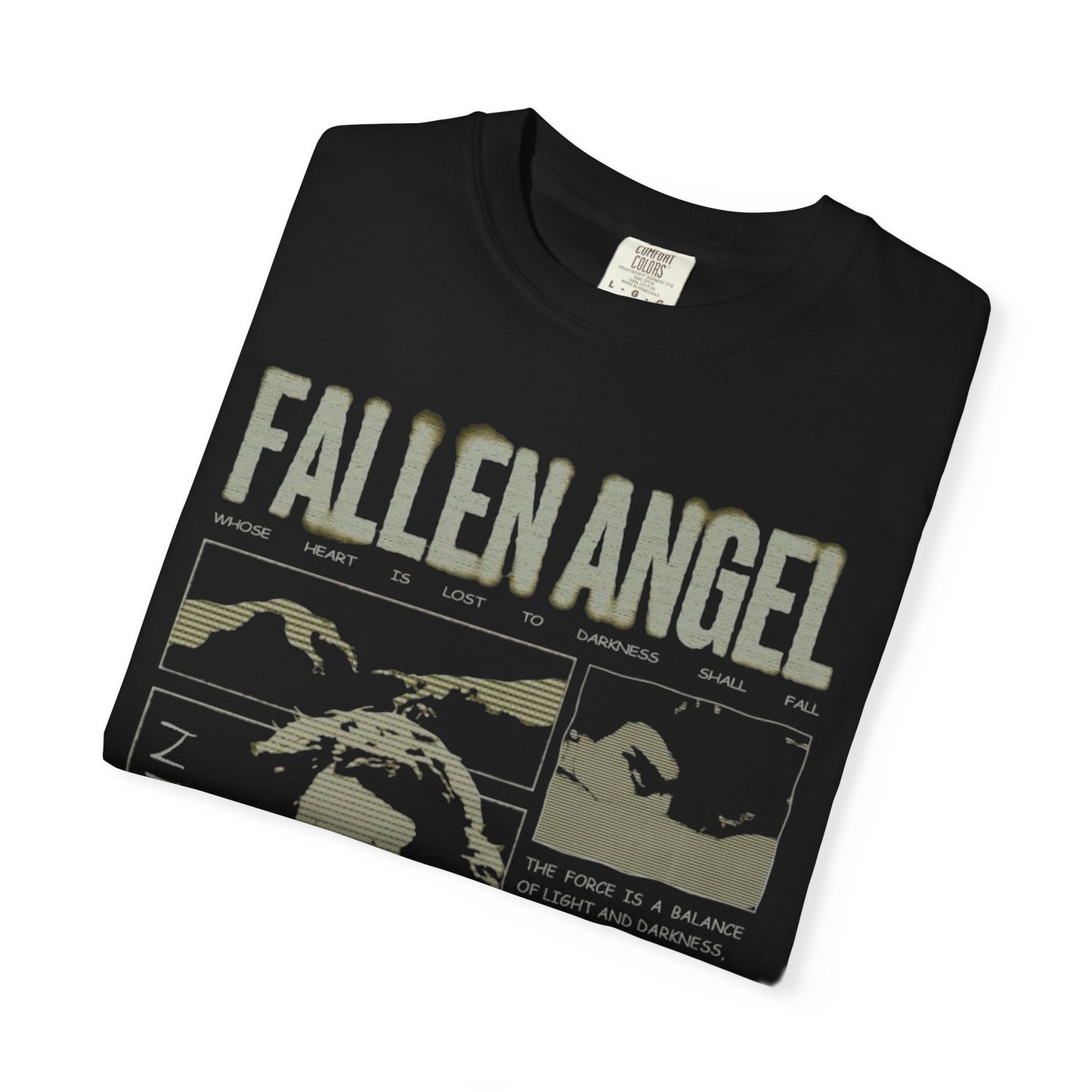 Fallen Angel Graphic T-Shirt — Vintage Anakin Comic Design