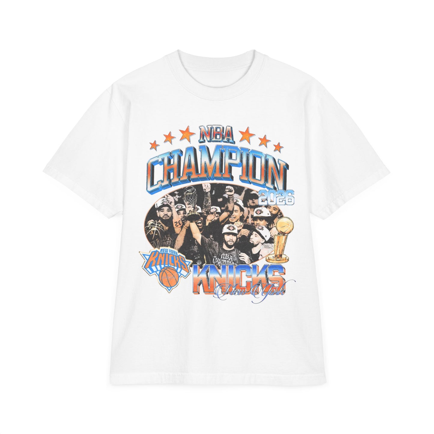 NBA Champions 2026 Graphic T-Shirt — Knicks