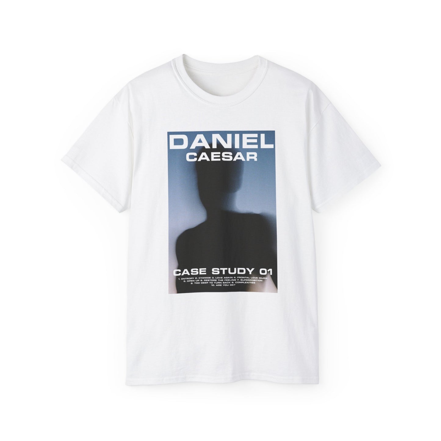 Daniel Caesar 'Case Study 01' Graphic Tee — Minimalist Band Poster T-Shirt