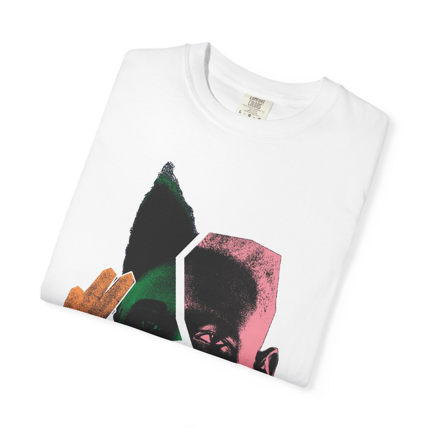 Abstract Tyler Collage Face T-Shirt