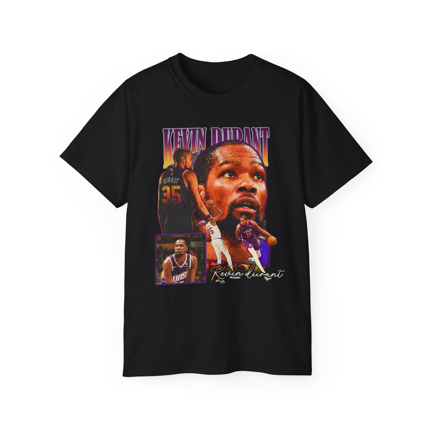 Retro Basketball Player Graphic Tee — 'Kevin Durant' Tribute