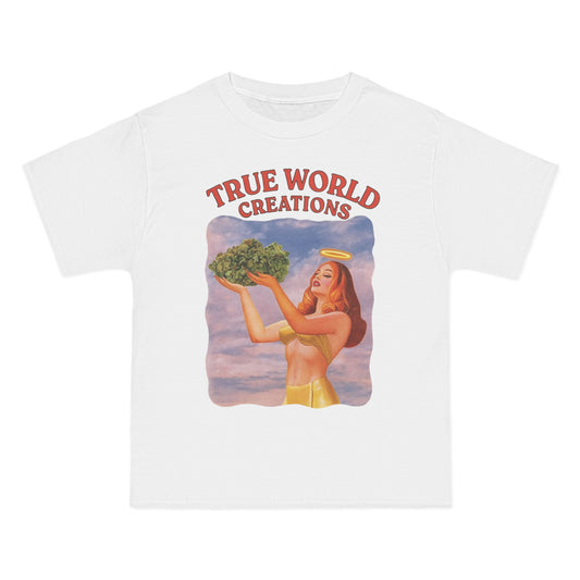 TWC Vintage-Inspired Graphic Tee, Retro Graphic cotton crewneck T-shirt