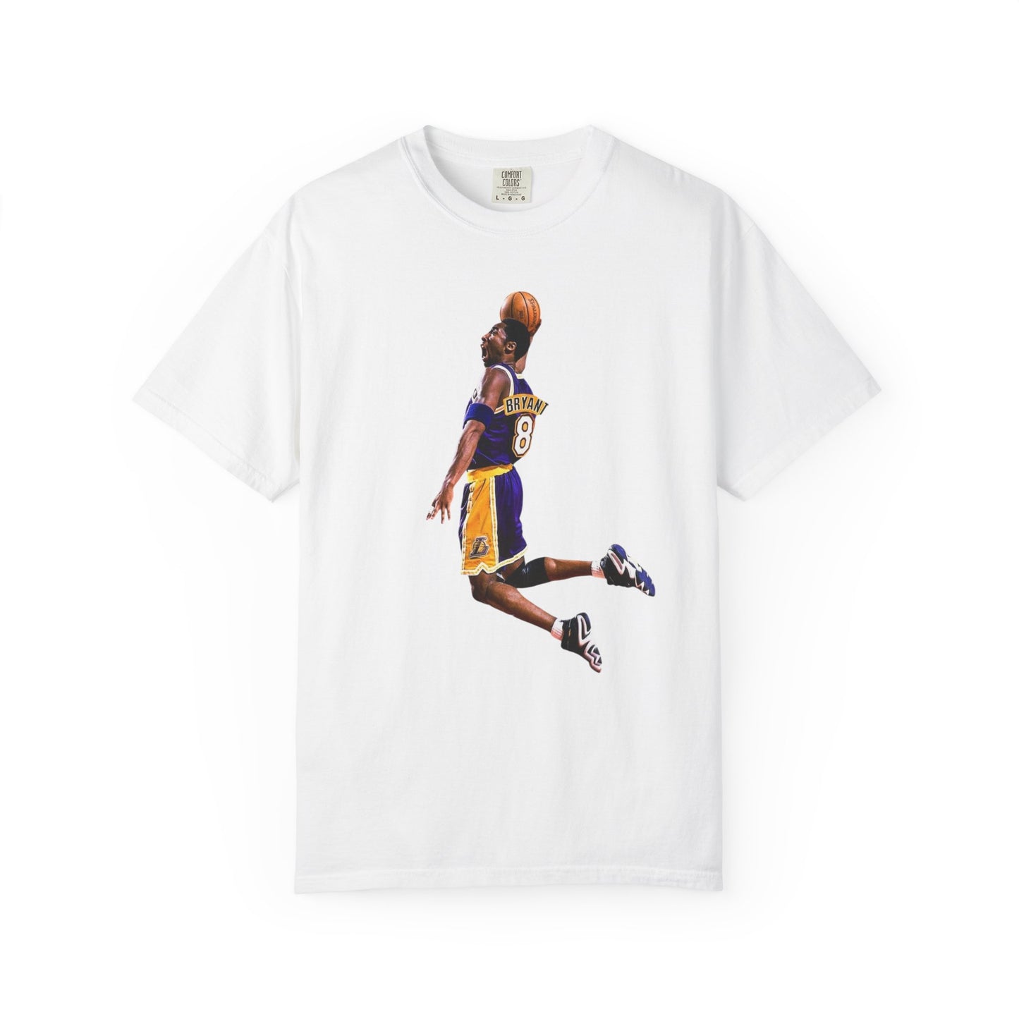 Basketball Dunk T-Shirt — Retro #8 Los Angeles Hoops Tee